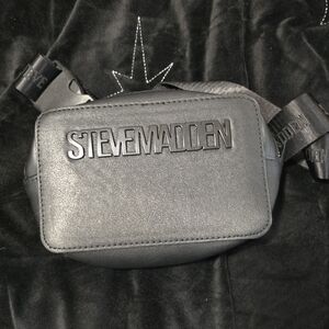 Steve Madden Black Belt Bag
